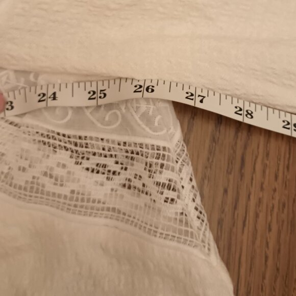 Free People Size L Cream Lace Top (NWT) - Picture 7 of 13